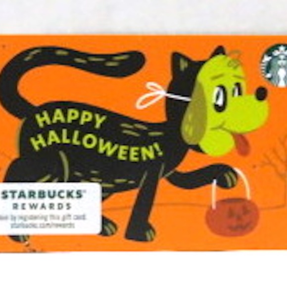 Starbucks 2021 Happy Halloween Card NO VALUE